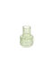 Decorative Glass Green Vase Φ8xH11cm