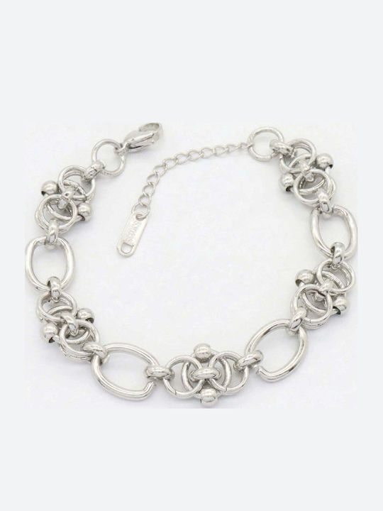 Charmy Damen Armband Kette aus Stahl