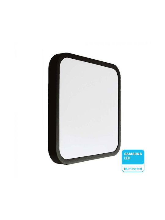 V-TAC Outdoor Ceiling Lamp with Built-In Led in Black Colour 76741-24