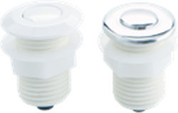 Πνευματικό Μπουτόν Υδρομασάζ Air Button 3mm Od Tube Connection Chrome Abs