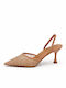 Pointed Toe Heels with Stiletto Heel & Strap Pink