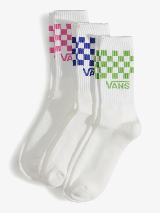 Vans Classic Check Crew Мъжки Чорапи Розови 3Pack