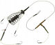 Set Coș Pescuit La Feeder Grunt 3 Cârlige Crap Plătică Amur 70g