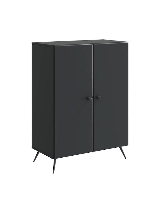 Буфет Дървен Черен 66x34.5x90см