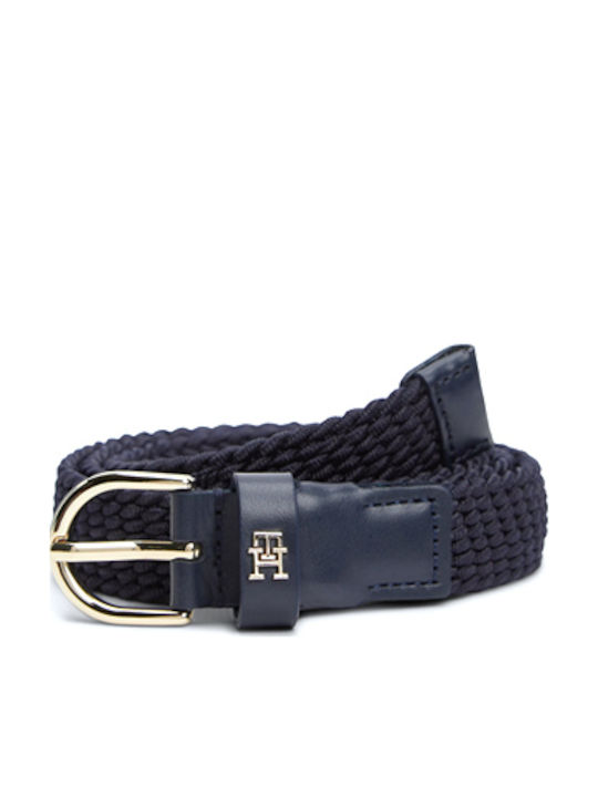 Tommy Hilfiger Ελαστική Γυναικεία Ζώνη Μπλε