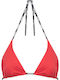 Top Bikini Triunghi Roșu