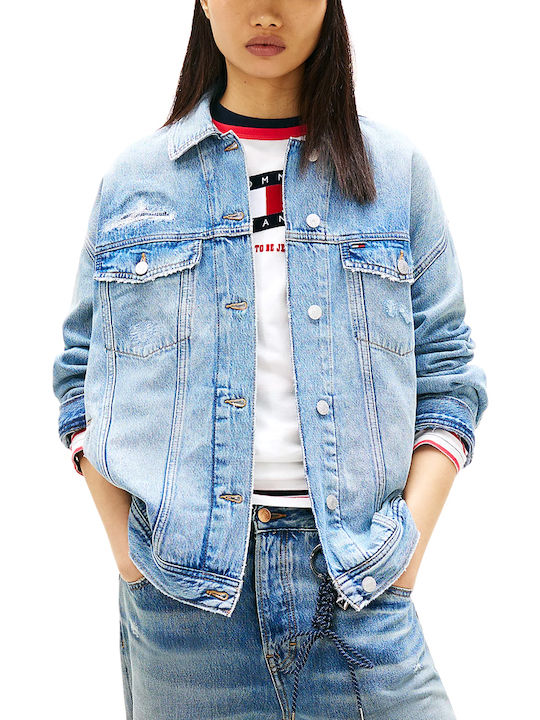 Tommy Hilfiger Women's Blue Jean Jacket