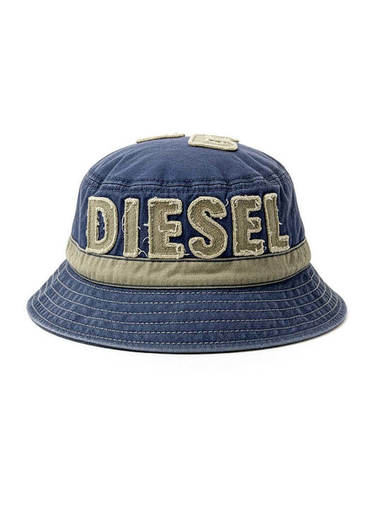 Diesel Kinderhut Eimer Stoff Blau
