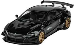 Μοντέλο Αυτοκινήτου Bmw I8 Liberty Walk 2018 Μαύρο 1:64 Para64
