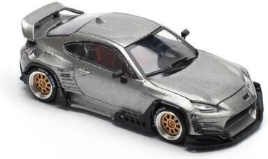 Model Mașină Toyota Supra Pandem Gr86 Argintiu 1:64 Pop Race Pr640235