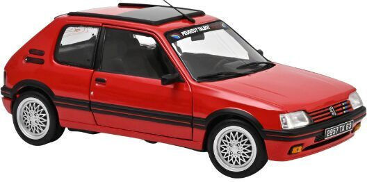 Mașină Peugeot 205 Gti 1.9 Pts 1991 Vallelunga Roșu 1:18 Norev