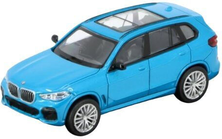 Model Mașină BMW X5 G05 Albastru Scara 1:64 RHD