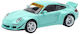 Model Mașină Porsche Rwb 997 Tiffany Blue Scara 1:64 Pop Race Pr640237