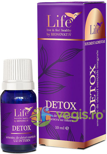 Amestec Detox Ulei Esențial Pentru Uz Intern 10ml