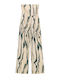 Damen Leinen Trägerlose Jumpsuit Mehrfarbige