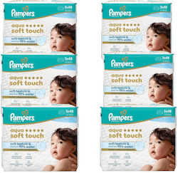 Pampers Aqua Sof Touch 18x48 bucăți