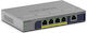 NetGear GS105P-300EUS Unmanaged L2 PoE Switch με 5 Θύρες Gigabit (1Gbps) Ethernet