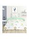 Kocoon Single Sheet Set With Fitted Cotton White 100x200cm 3pcs