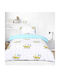 Kocoon Single Cotton Sheet Set White 160x260cm 3pcs