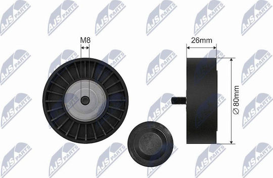 Τροχαλία Παρέκκλισης Ιμάντας Poly-v Peugeot Boxer Bus 1994-2002 2.5l Bus Peugeot Boxer Platform Chassis 1994-2002 2.5l Van Peugeot Boxer Van 1994-2005 2.5l Van