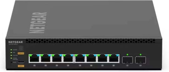 NetGear MSM4310-100NES Managed L2 Switch με 8 Θύρες Gigabit (1Gbps) Ethernet