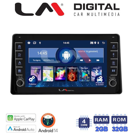 LM Digital Auto-Audiosystem Für Toyota Raize 2020 Bluetooth USB Eingebautes Wi-Fi GPS Apple CarPlay Android Auto