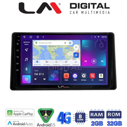 LM Digital Car Audio System for Toyota Raize 2020 Bluetooth USB Wi-Fi GPS Apple CarPlay Android Auto