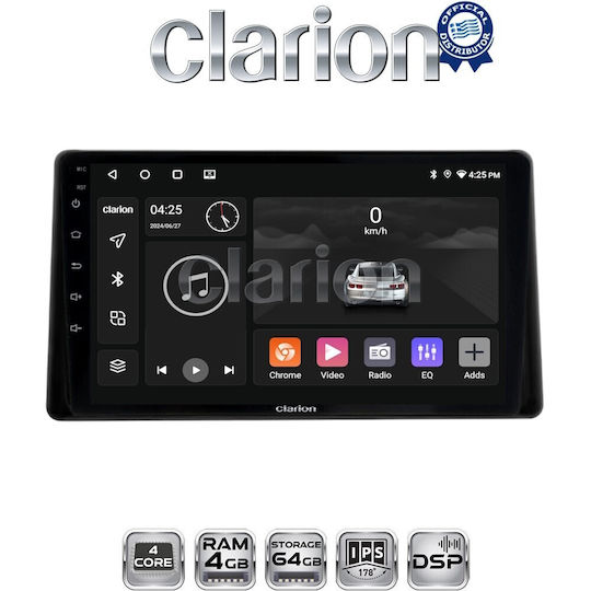 Clarion Ηχοσύστημα Αυτοκινήτου για Toyota Raize 2020 (Bluetooth/USB/WiFi/GPS/Apple-Carplay/Android-Auto)