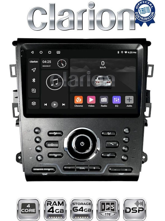 Clarion Car Audio System for Ford Mondeo 2014 Bluetooth USB WiFi GPS Apple CarPlay Android Auto