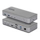 StarTech USB-C Docking Station με HDMI/DisplayPort 4K PD Ethernet Γκρι (199UE-USBC-DOCK)