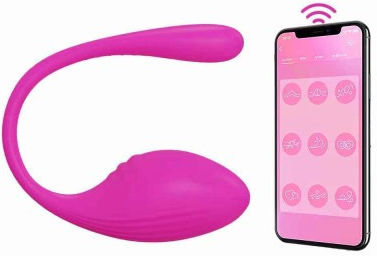 Egg Vibrator With Remote Control 21.5cm Pink