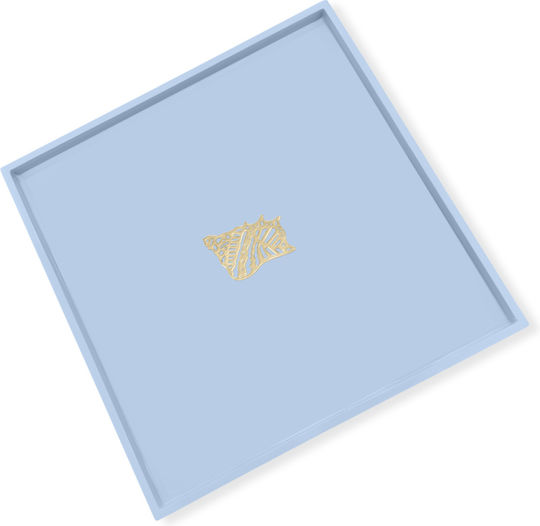 Chrilia Chrilia Dekorative Tabletts Hölzernes Quadratischer