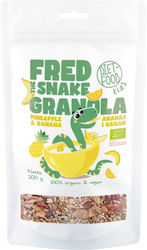 Diet Food Bio Granola Fred Snake Ananas & Banane 200g 18713