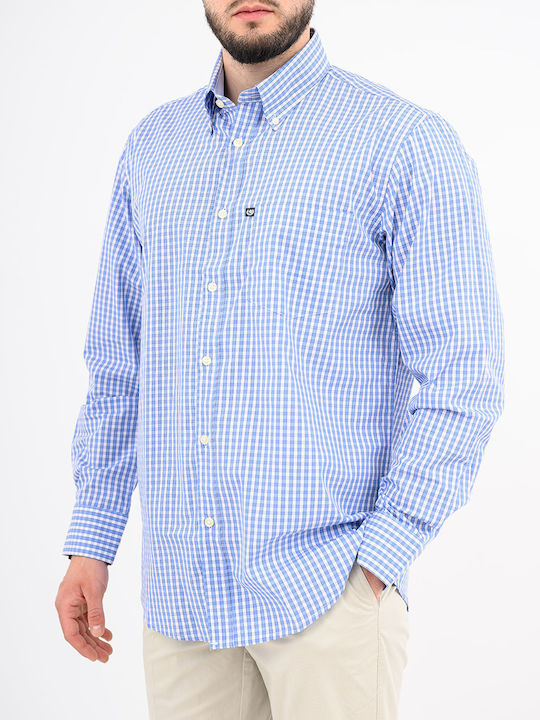 Long Sleeve Shirt in Regular Fit Oceanblue