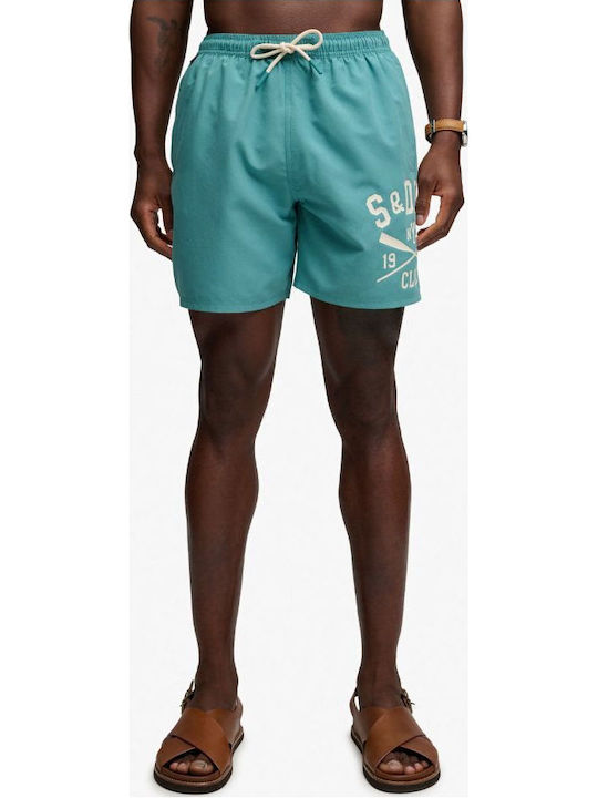 Superdry Swim Men's Shorts Blue with Prints M30...
