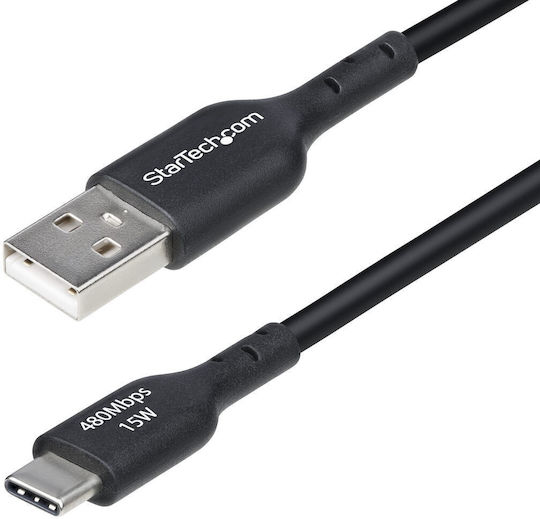 StarTech USB Typ-C Kabel USB 2.0 männlich - USB-A Schwarz 0,3m USB2AC30CMBK
