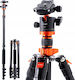 K&F Concept Aluminum Camera Tripod Up to 182cm and 10kg Load Capacity
