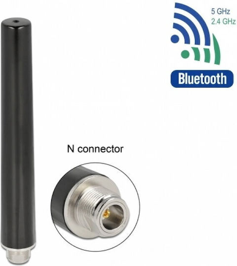 DeLock Външна WiFi Антена Многопосочна 6dBi с N-образен конектор