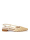 Women's Ballerina Shoes Slingback In Beige Colour
