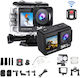 Cameră de Acțiune eXtreme Action 128GB 5K Subacvatică (cu Husă) Cameră Video Sport LikeSmart eXtreme Action 5K Ultra HD cu Ecran Tactil și Wi-Fi