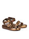 Summer Women's Gold Platforms TL LK-ZT-9 Bronze