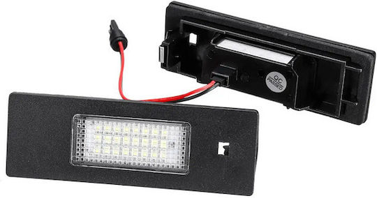 Grp LED Светлини За Регистрационната Табела Alfa Romeo 147 156 159 166 Brera Spide Fiat Marea Mini Клубман БМВ E81 E87 F20 E85 Двойка 2 Бройки