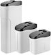 Softener Cabin White Black Cap 110 Cm X 39cm X 22cm