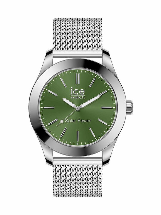 Ice Womens Watch 40mm Solar With Silver Metal B...