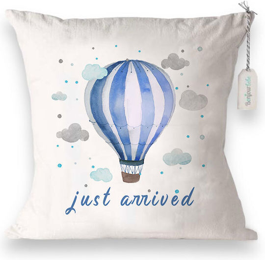 Arrived Blue Hot Air Balloon Decorative Pillows