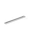 Imex Single Wall-Mounted Bathroom Rail with Screws 50x6.5cm Silver