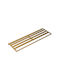 Imex Badezimmerhaken Doppel Wandhalterung mit Schrauben 60x20cm Gold