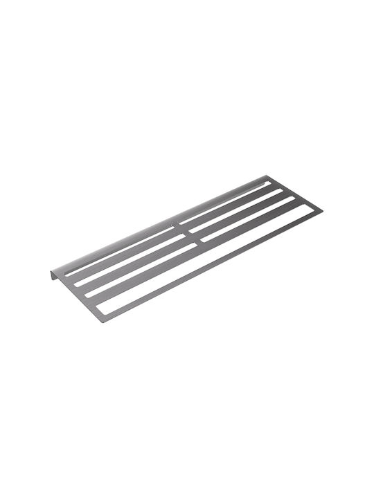 Imex Badezimmerhaken Doppel Wandhalterung mit Schrauben 60x20cm Silber