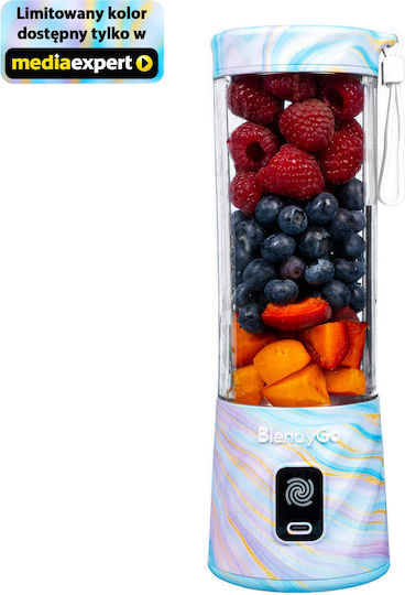 BlendyGo Blender cu Cană din Plastic 500 ml Gri