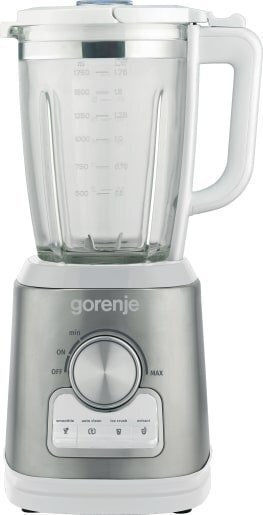 Gorenje Μπλέντερ με Γυάλινη Κανάτα 1.75 lt 1400W Λευκό B1400BE